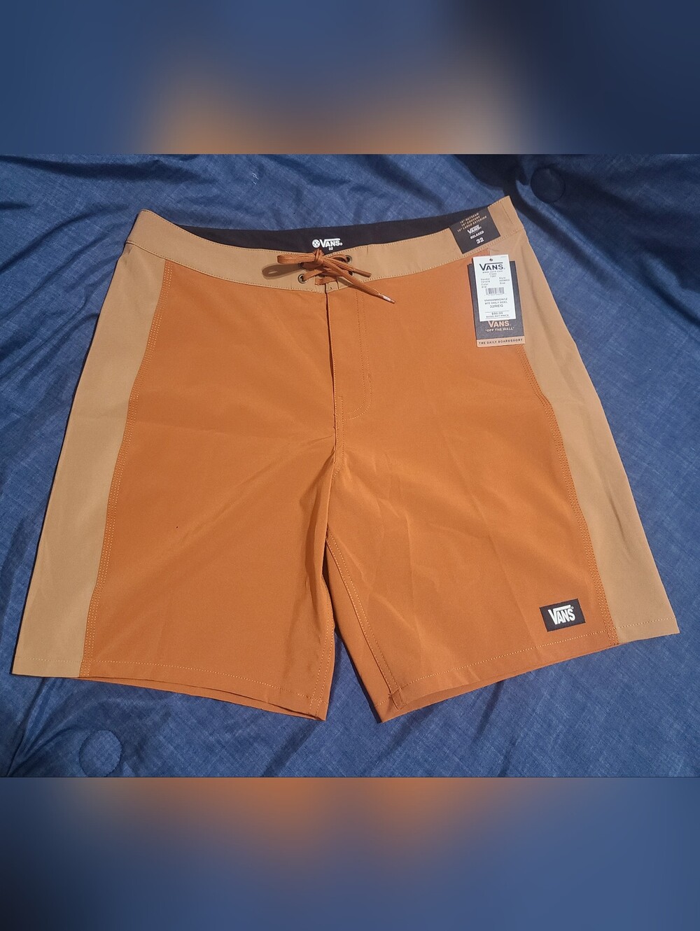 Vans 18" Daily "Glazed Ginger" Boardshorts, New In Original Packaging! Mens 32
